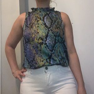 Snake Pattern Blouse